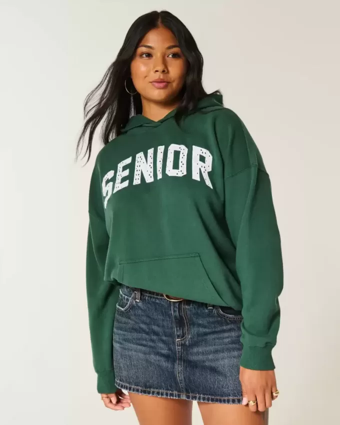Sudadera con capucha gráfica de gran tamaño para personas mayores Sudadera con capucha gráfica de gran tamaño para personas mayores