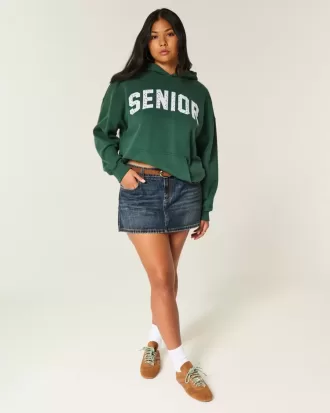 Sudadera con capucha gráfica de gran tamaño para personas mayores