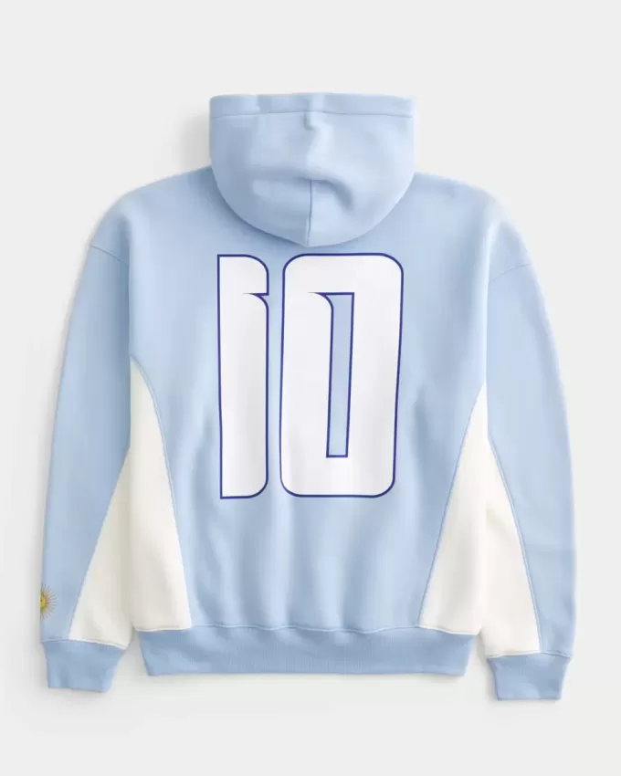 Sudadera con capucha gráfica de la Asociación Argentina de Fútbol Sudadera con capucha gráfica de la Asociación Argentina de Fútbol