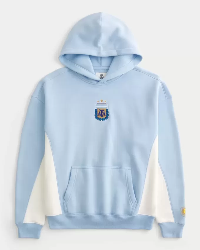 Sudadera con capucha gráfica de la Asociación Argentina de Fútbol Sudadera con capucha gráfica de la Asociación Argentina de Fútbol