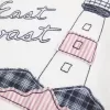 Sudadera con capucha gráfica de la Costa Este de gran tamaño