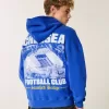 Sudadera con capucha gráfica del Chelsea FC de estilo cuadrado Sudadera con capucha gráfica del Chelsea FC de estilo cuadrado
