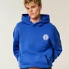 Sudadera con capucha gráfica del Chelsea FC de estilo cuadrado Sudadera con capucha gráfica del Chelsea FC de estilo cuadrado