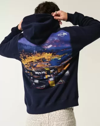 Sudadera con capucha gráfica relajada de Oracle Red Bull Racing