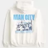 Sudadera con capucha gráfica relajada del Manchester City Sudadera con capucha gráfica relajada del Manchester City