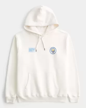 Sudadera con capucha gráfica relajada del Manchester City