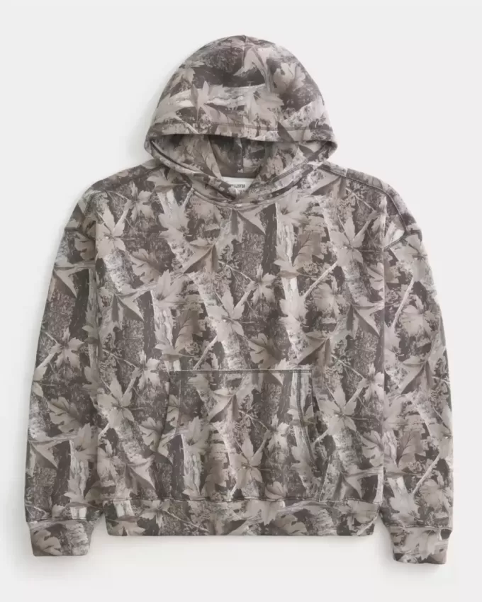 Sudadera con capucha holgada y camuflaje Sudadera con capucha holgada y camuflaje