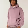 Sudadera con capucha holgada y cintura ajustada Sudadera con capucha holgada y cintura ajustada