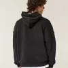 Sudadera con capucha holgada y cintura ajustada Sudadera con capucha holgada y cintura ajustada