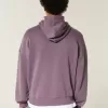 Sudadera con capucha holgada y cintura ajustada Sudadera con capucha holgada y cintura ajustada
