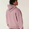 Sudadera con capucha holgada y cintura ajustada Sudadera con capucha holgada y cintura ajustada