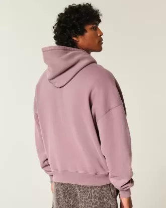 Sudadera con capucha holgada y cintura ajustada