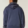 Sudadera con capucha holgada y cintura ajustada Sudadera con capucha holgada y cintura ajustada