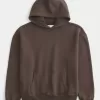 Sudadera con capucha lavada y cuadrada Sudadera con capucha lavada y cuadrada