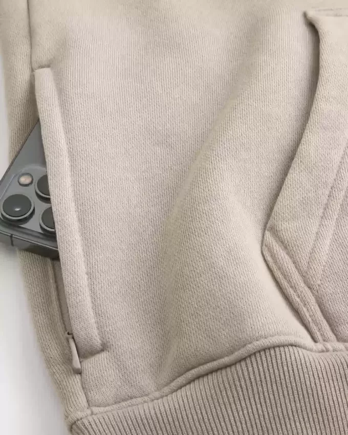 Sudadera con capucha lavada y cuadrada Sudadera con capucha lavada y cuadrada