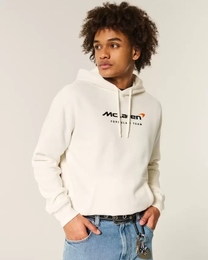 Sudadera con capucha relajada con gráfico de McLaren Sudadera con capucha relajada con gráfico de McLaren