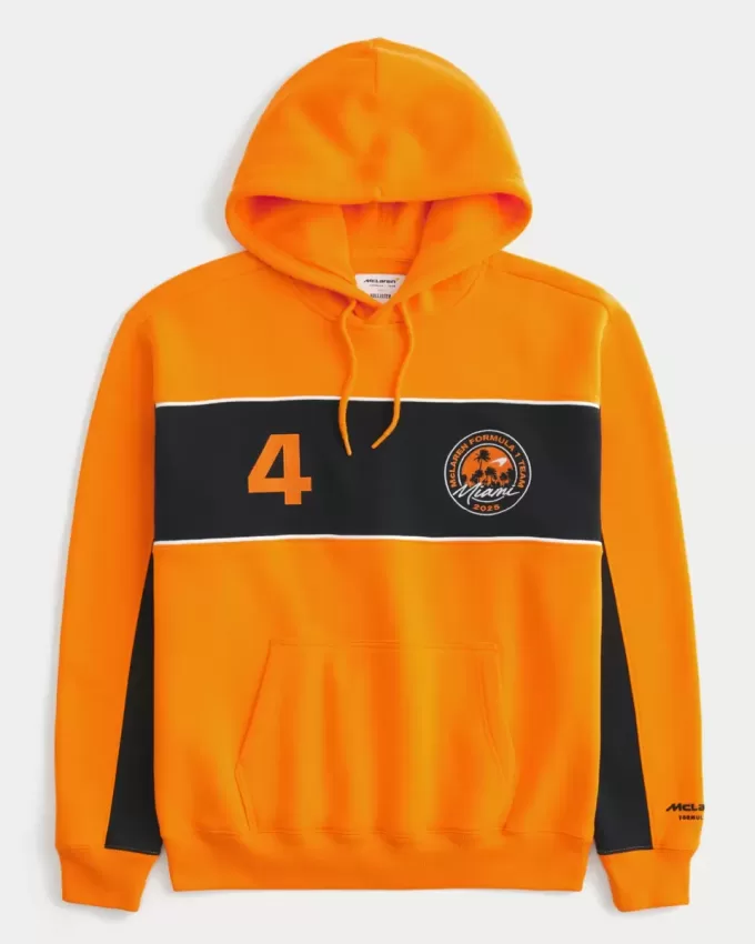 Sudadera con capucha relajada con gráfico de McLaren Sudadera con capucha relajada con gráfico de McLaren