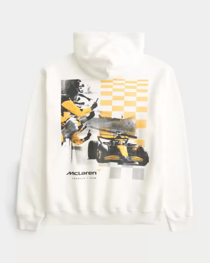 Sudadera con capucha relajada con gráfico de McLaren Sudadera con capucha relajada con gráfico de McLaren