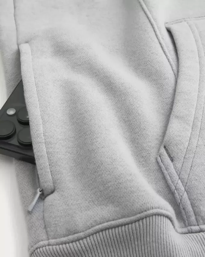 Sudadera con capucha y costuras cuadradas Sudadera con capucha y costuras cuadradas