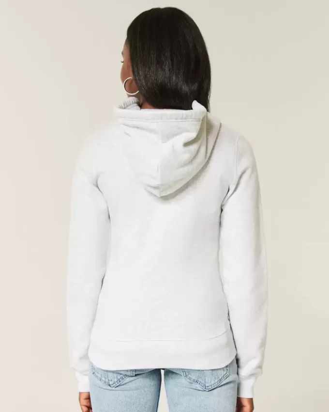 Sudadera con capucha y cremallera a rayas finas Sudadera con capucha y cremallera a rayas finas