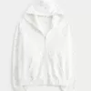 Sudadera con capucha y cremallera con estampado floral de gran tamaño Sudadera con capucha y cremallera con estampado floral de gran tamaño