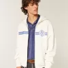 Sudadera con capucha y cremallera con gráfico de carreras de Volkswagen Sudadera con capucha y cremallera con gráfico de carreras de Volkswagen