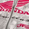 Sudadera con capucha y cremallera con gráfico de Honda Racing Sudadera con capucha y cremallera con gráfico de Honda Racing