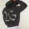 Sudadera con capucha y cremallera con gráfico de la clase 26 Sudadera con capucha y cremallera con gráfico de la clase 26