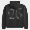 Sudadera con capucha y cremallera con gráfico de la clase 26 Sudadera con capucha y cremallera con gráfico de la clase 26