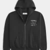 Sudadera con capucha y cremallera con gráfico de la clase 26 Sudadera con capucha y cremallera con gráfico de la clase 26