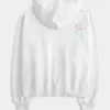 Sudadera con capucha y cremallera con gráfico de palmeras de gran tamaño Sudadera con capucha y cremallera con gráfico de palmeras de gran tamaño