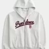 Sudadera con capucha y cremallera con gráfico de Providence, Rhode Island