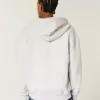 Sudadera con capucha y cremallera con gráfico hawaiano cuadrado