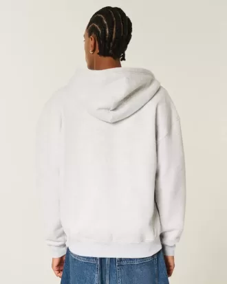 Sudadera con capucha y cremallera con gráfico hawaiano cuadrado