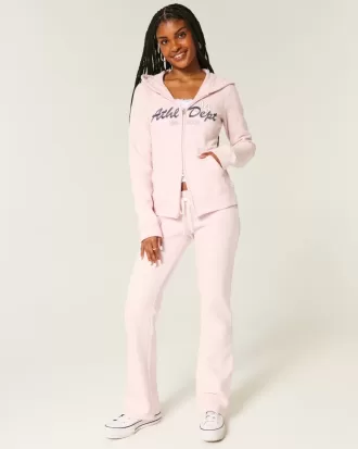 Sudadera con capucha y cremallera con gráfico Slim Athletic Dept