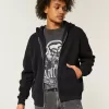 Sudadera con capucha y cremallera cuadrada Sudadera con capucha y cremallera cuadrada