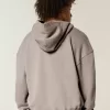 Sudadera con capucha y cremallera cuadrada Sudadera con capucha y cremallera cuadrada
