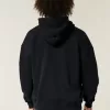 Sudadera con capucha y cremallera cuadrada Sudadera con capucha y cremallera cuadrada