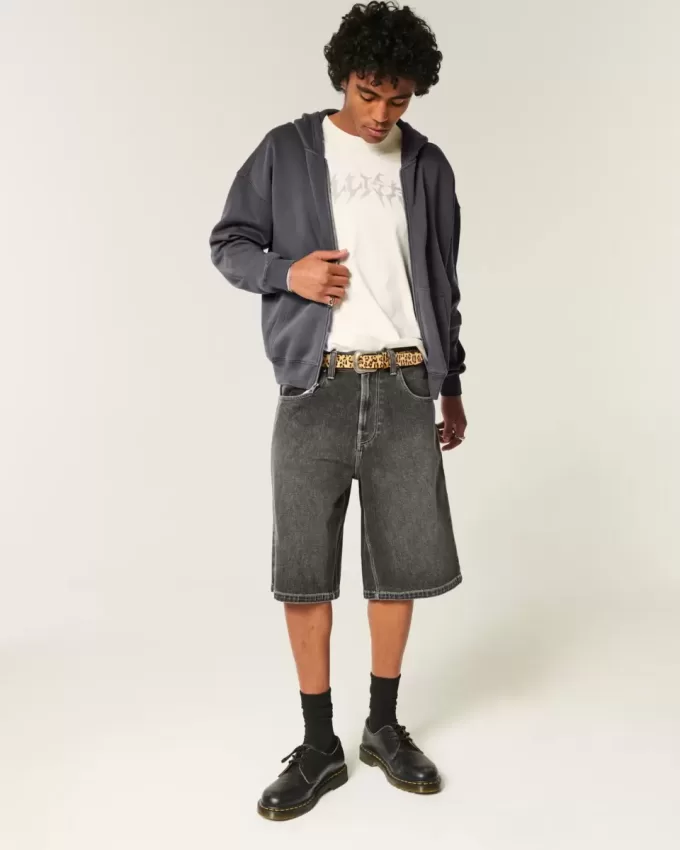 Sudadera con capucha y cremallera cuadrada