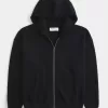 Sudadera con capucha y cremallera cuadrada Sudadera con capucha y cremallera cuadrada