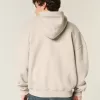 Sudadera con capucha y cremallera cuadrada Sudadera con capucha y cremallera cuadrada
