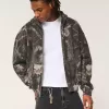 Sudadera con capucha y cremallera de camuflaje cuadrado Sudadera con capucha y cremallera de camuflaje cuadrado