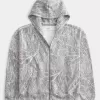 Sudadera con capucha y cremallera de camuflaje cuadrado Sudadera con capucha y cremallera de camuflaje cuadrado