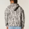 Sudadera con capucha y cremallera de camuflaje cuadrado Sudadera con capucha y cremallera de camuflaje cuadrado