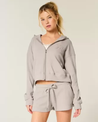 Sudadera con capucha y cremallera de Gilly Hicks