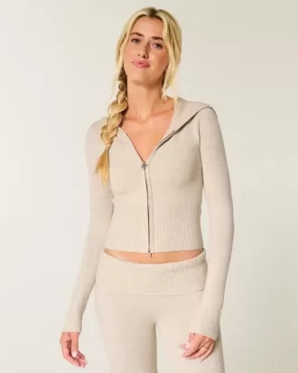Sudadera con capucha y cremallera de Gilly Hicks