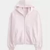 Sudadera con capucha y cremallera de gran tamaño Sudadera con capucha y cremallera de gran tamaño
