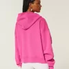 Sudadera con capucha y cremallera de gran tamaño Sudadera con capucha y cremallera de gran tamaño