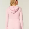 Sudadera con capucha y cremallera Gilly Hicks Waffle Sudadera con capucha y cremallera Gilly Hicks Waffle