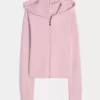 Sudadera con capucha y cremallera Gilly Hicks Waffle Sudadera con capucha y cremallera Gilly Hicks Waffle